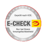 Siegel E-Check – geprüft nach VDE